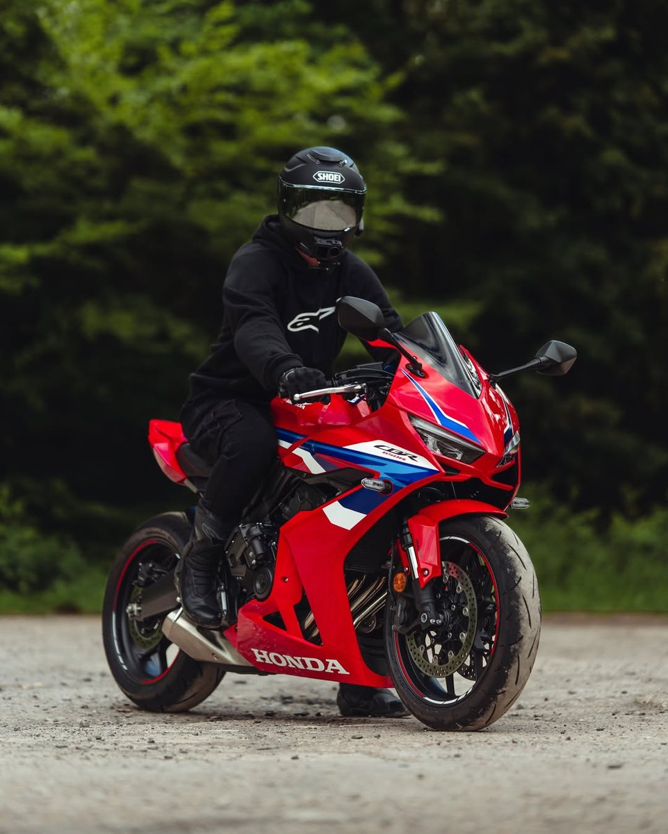 Carl on his Honda CBR